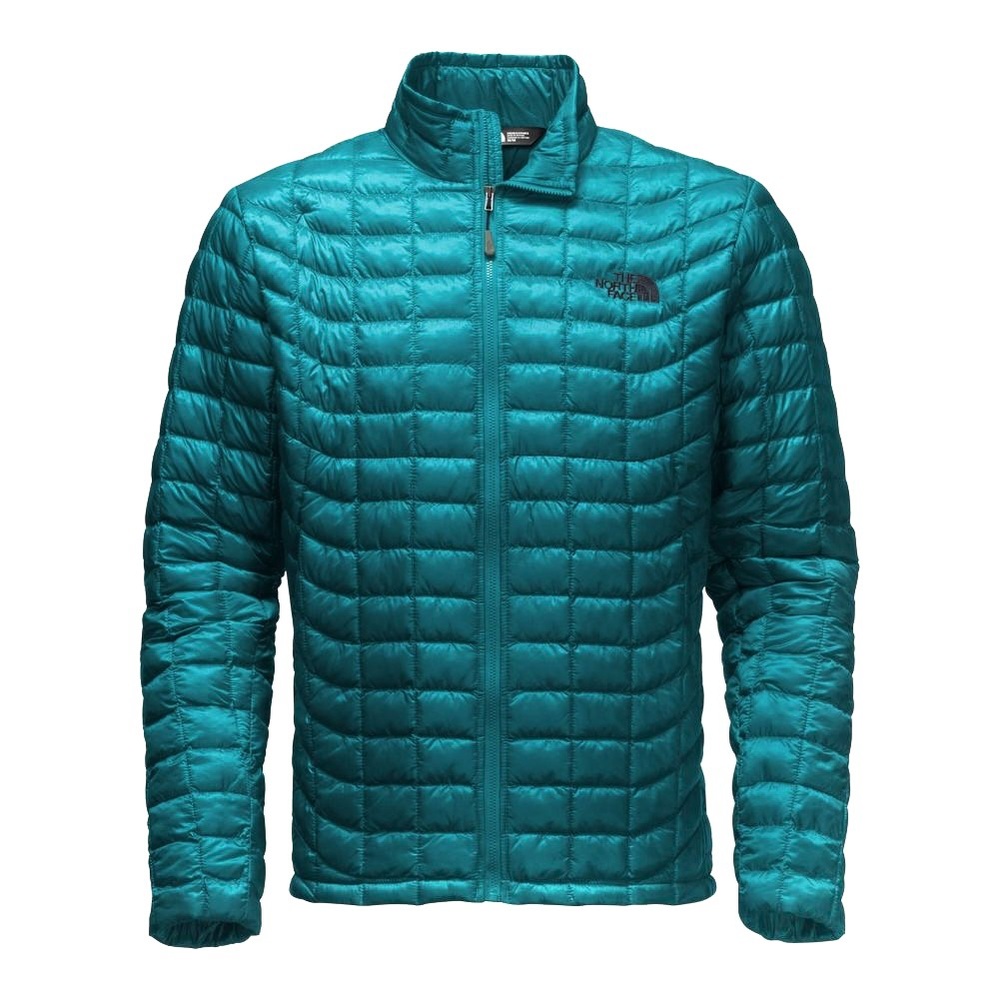 The North Face Thermoball Full Zip Men's Teal Puffer Jacket, S